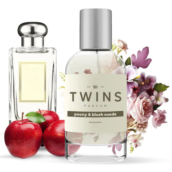 TWINS Peony & blush suede