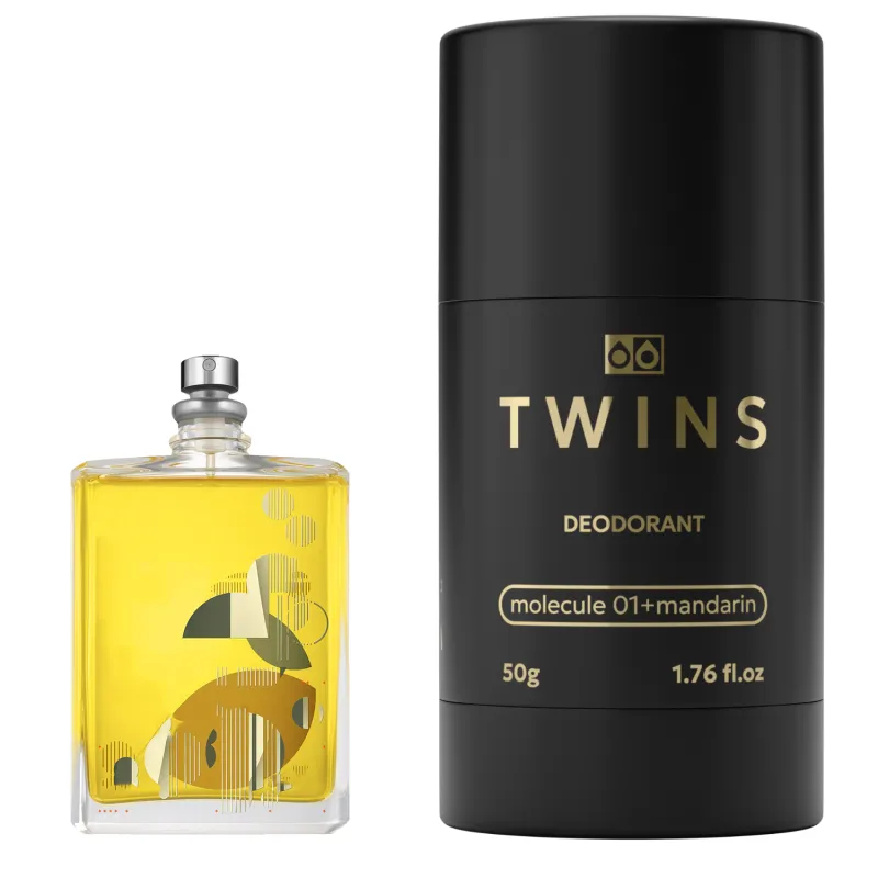 Дезодорант TWINS Molecule Mandarin 50g.
