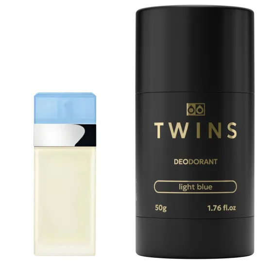 Дезодорант TWINS Light Blue For Woman 50g.