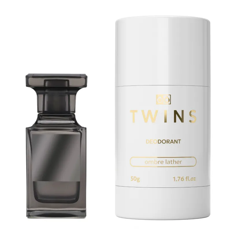 Дезодорант TWINS Ombre Leather 50g.